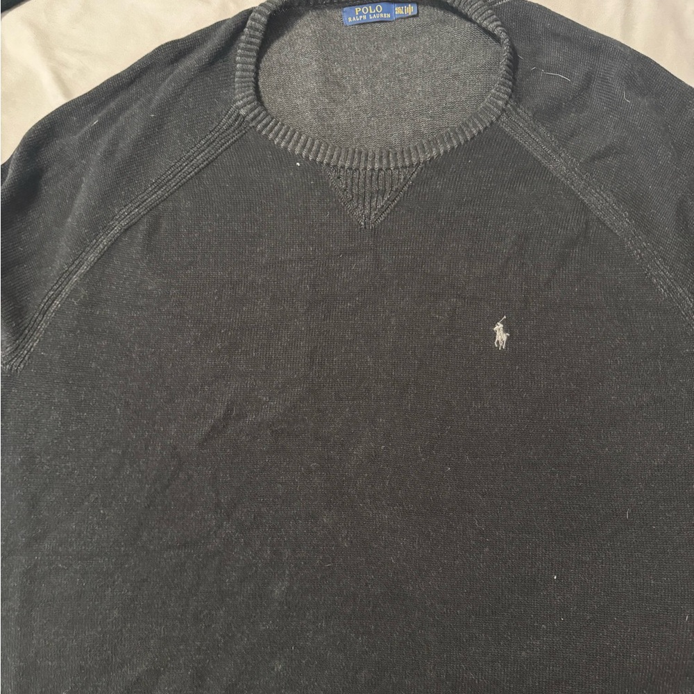 Ralph Lauren Men's Black Crewneck Sweater